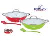 Tigaie wok cu interior ceramic Bohmann BH-605-32