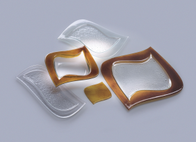 Farfurii din sticla de Bohemia