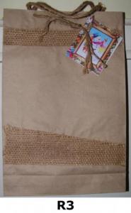 Punga de cadou cu model rustic