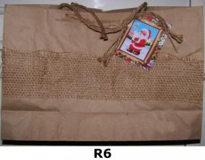 Pungi de cadou cu model rustic