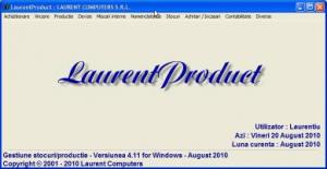 Programul informatic gestiune stocuri - productie LaurentProduct