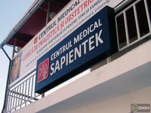 Casete luminoase din bond cu plexiglass