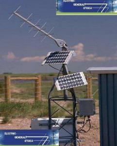 S istem telecom izolat alimentat cu energie solara sau eoliana