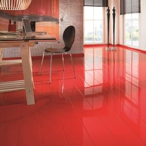 Parchet lucios Superglanz extraSensitive Rosu  / Alb / Negru