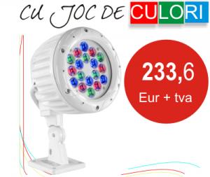 Music& Lights,ArcSpot18RGB proiector arhitectural cu jocuri de lumini