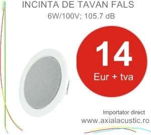 IC Audio DL06165/T incinta audio incastrabila in tavan fals