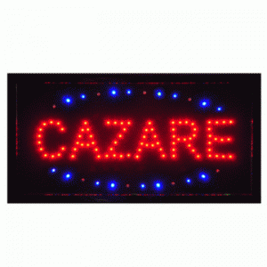 Reclama cu LED -CAZARE