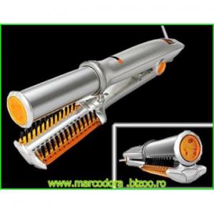 Placa si perie de par rotativa profesionala