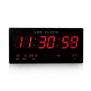 Ceas digital LED slim cu calendar si termometru