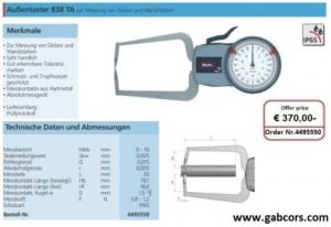 MAHR MaraMeter 838TA Gage for outside Measurement