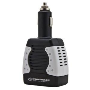 INVERTOR BRICHETA AUTO CU USB 75W