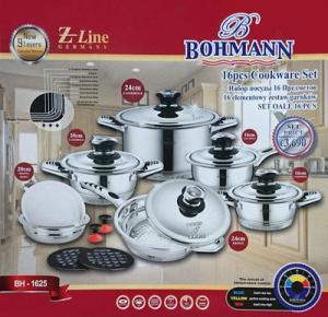 Set oale inox 16 piese Bohmann BH-1625 ,Z-line Germany
