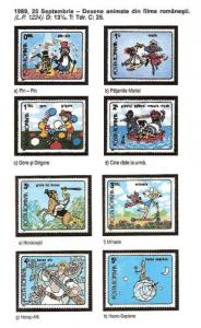 Timbre 1989 ROMANIA (serii si colite filatelice)