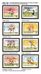 Timbre 1990 ROMANIA (serii si colite filatelice)