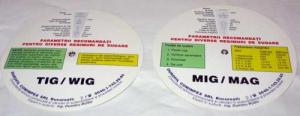 Abaca - disc, pentru sudarea MIG/MAG si respectiv TIG/WIG
