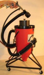 Instalatie de sablare cu recuperare