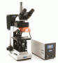 Microscoape  epifluorescente  trinocular/binocular